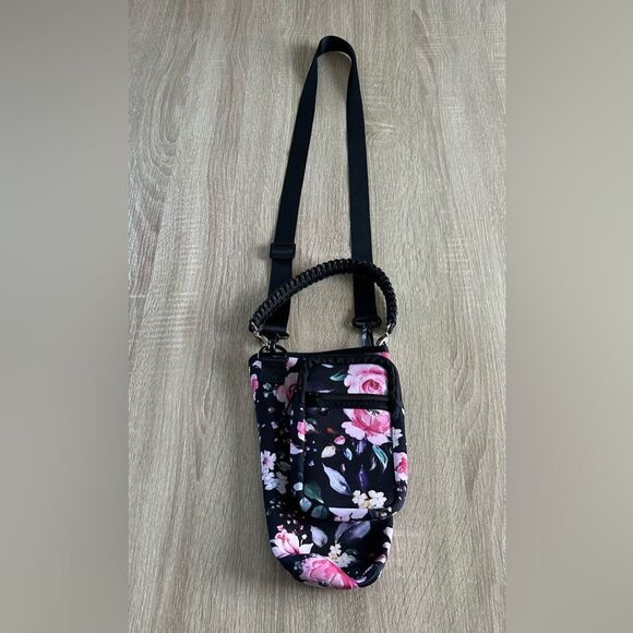 NWOT … Floral Bottle Holder With Adjustable Strap - Picture 1 of 3